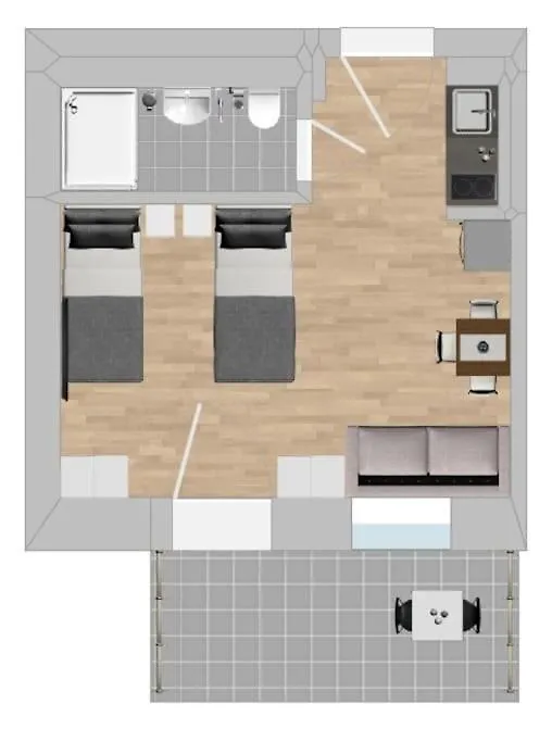 Am1026 - Smarte Monteurwohnung Uebergangswohnung Amberg Apartment